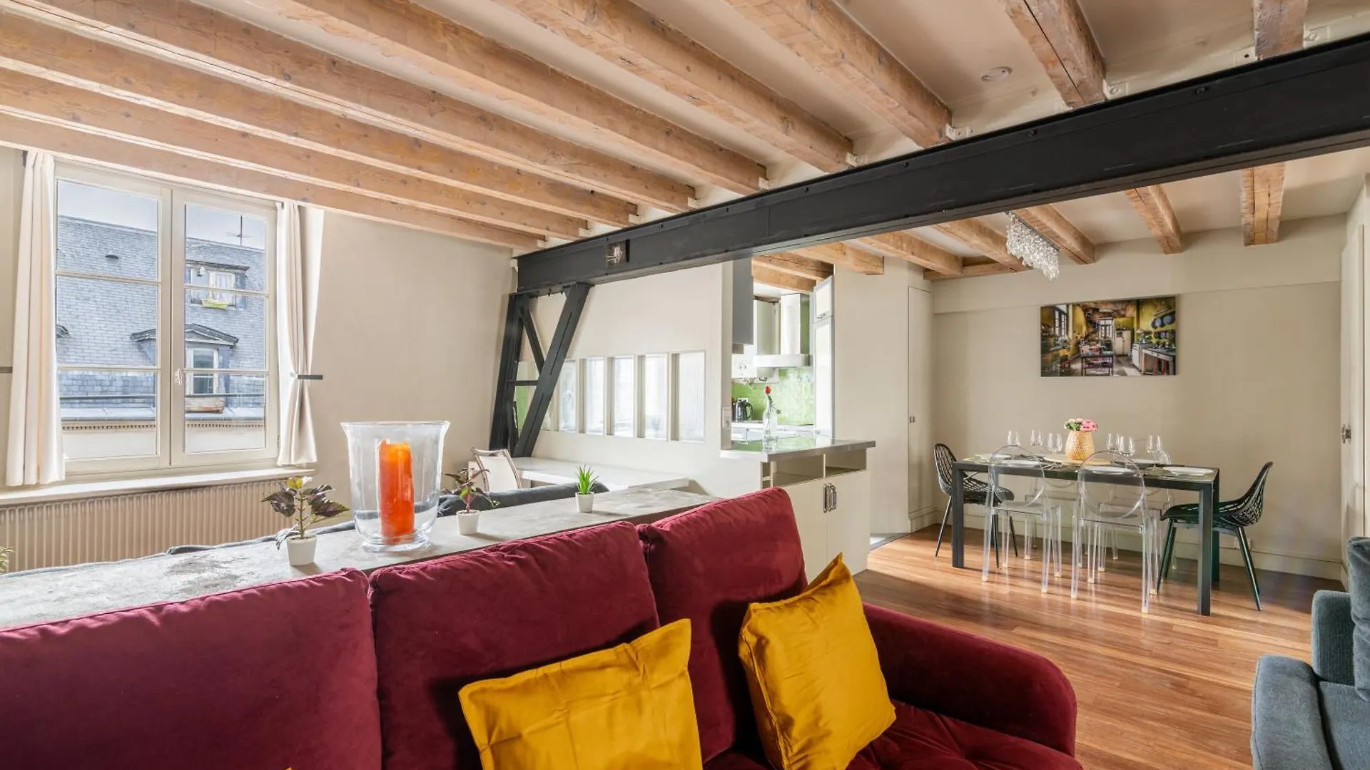 Appartement Quartier Mezzanine & 1Br Le Marais Temple Free Netflix Paris