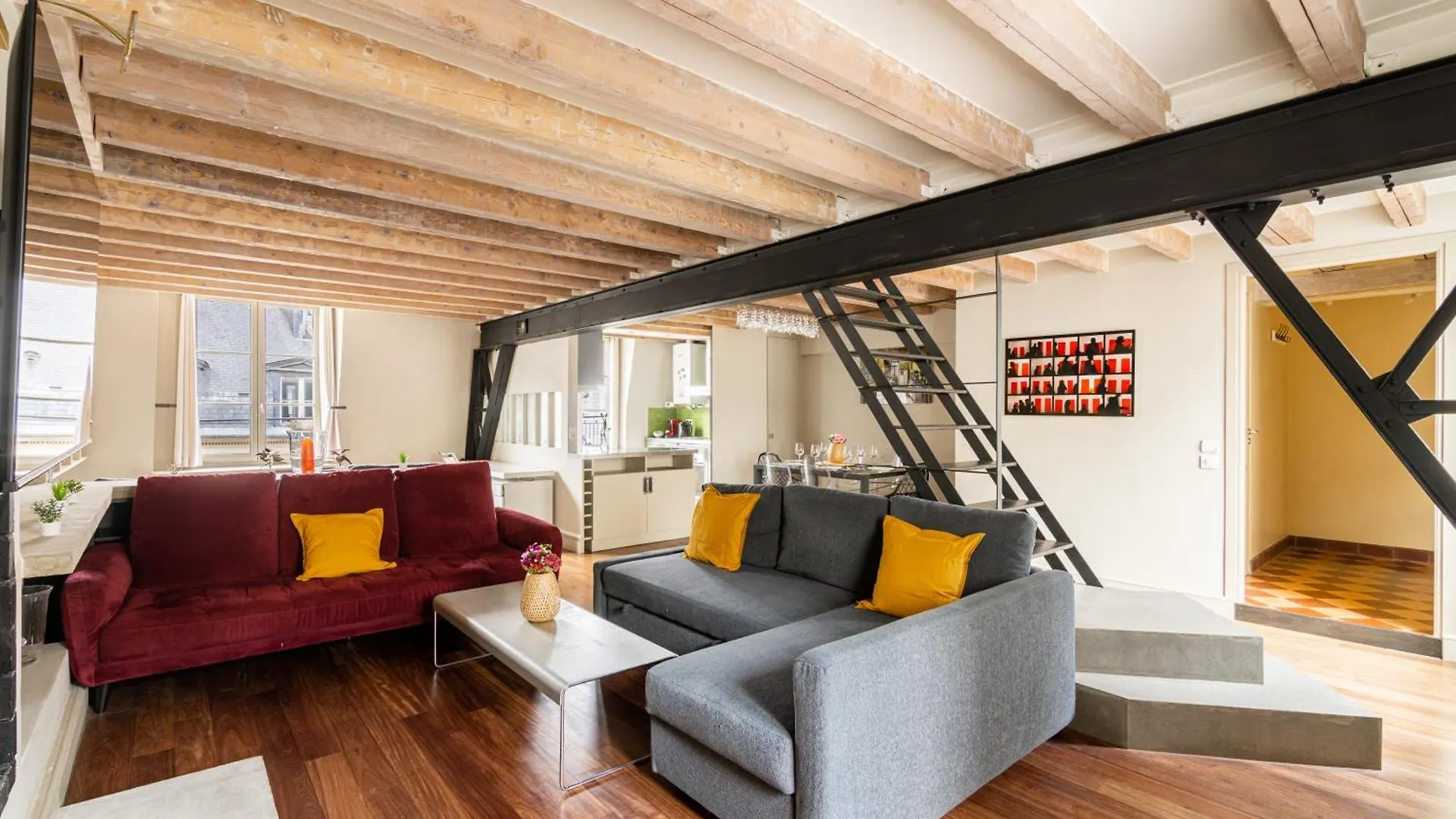 Appartement Quartier Mezzanine & 1Br Le Marais Temple Free Netflix Parigi Appartamento